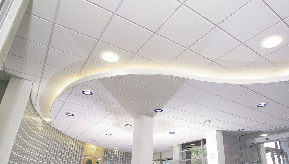 Plafond suspendu acoustique Canopée Ligne CLEN